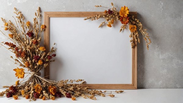Cadre fleur séchée : l'art de la décoration durable et élégante
